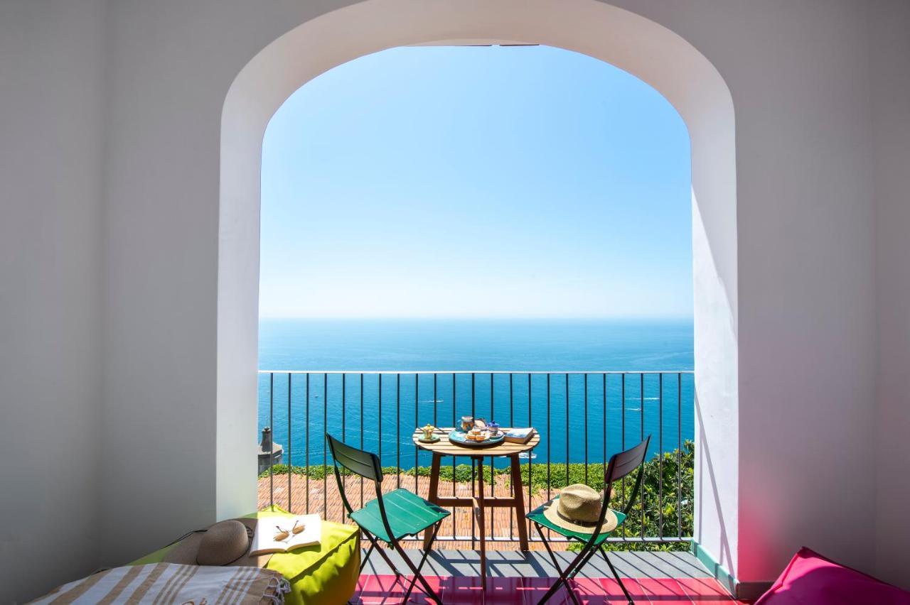 Amalfi Residence Conca dei Marini Bagian luar foto