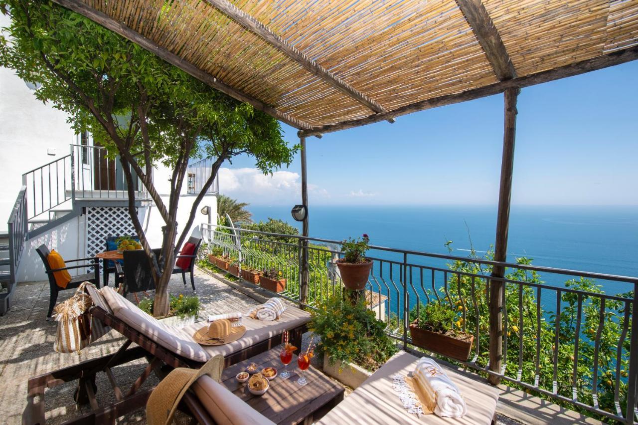Amalfi Residence Conca dei Marini Bagian luar foto